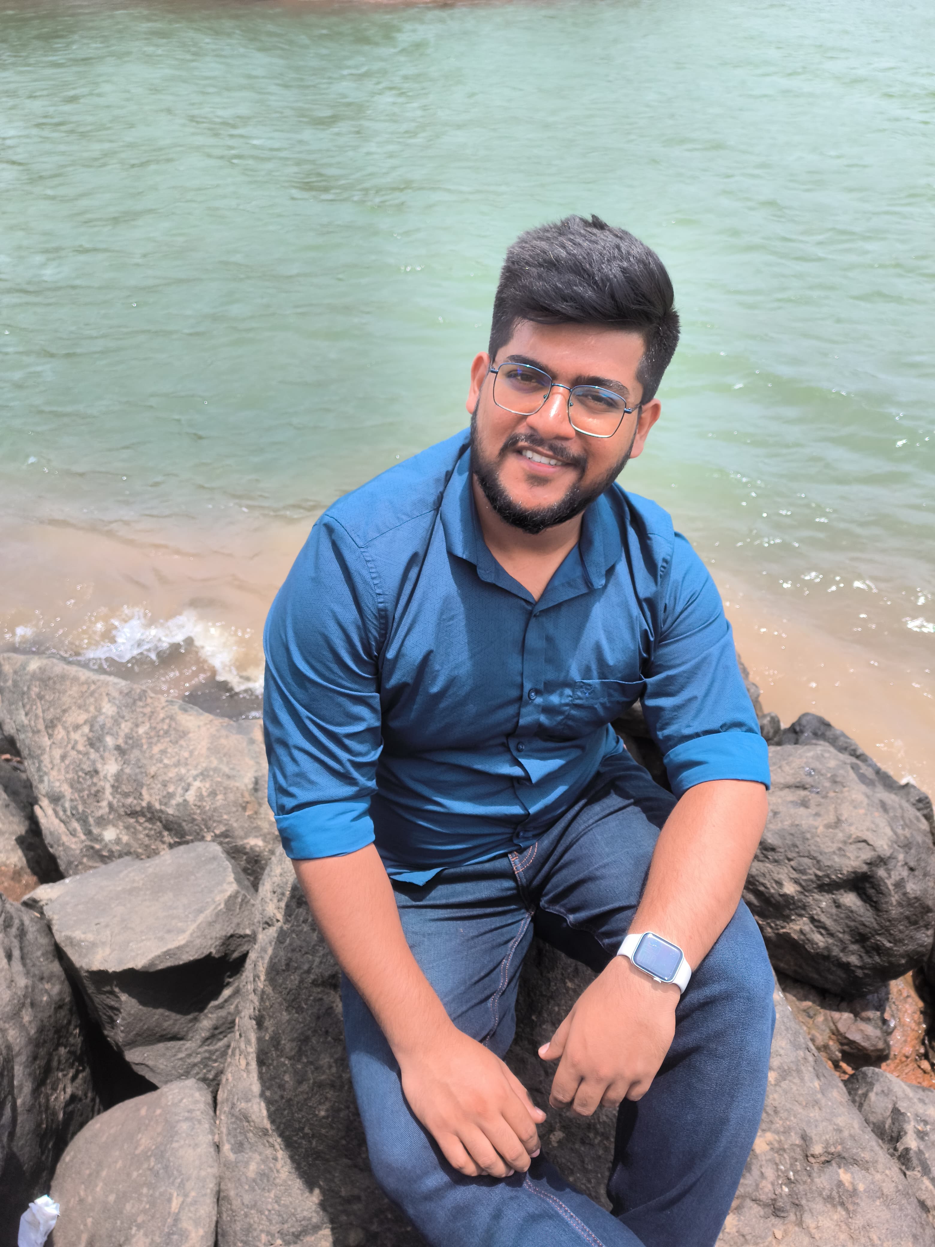 Anmol Singh Yadav outdoors, in a candid portrait